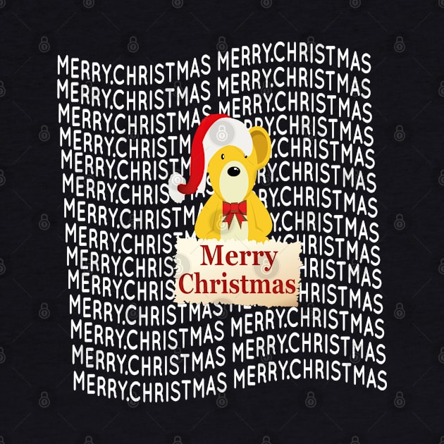 Bear - Merry Christmas by TOPTshirt